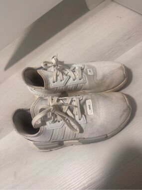 White Adidas NMD shoes
